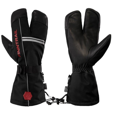 Зимові рукавички FINNTRAIL 2800 LOBSTER GraphiteRed L 2800GraphiteRed-L фото