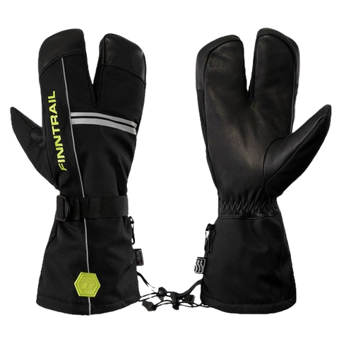 Зимові рукавички FINNTRAIL 2800 LOBSTER GraphiteYellow L 2800GraphiteYellow-L фото