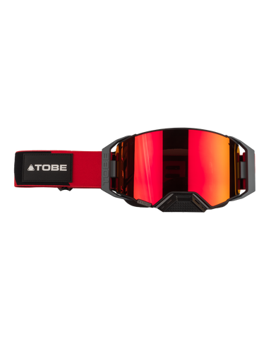 TOBE T7 MAGNETIC GOGGLE | SNOWMOBILE GOGGLE | RED - TOBE Outerwear - 650126-504-111 фото