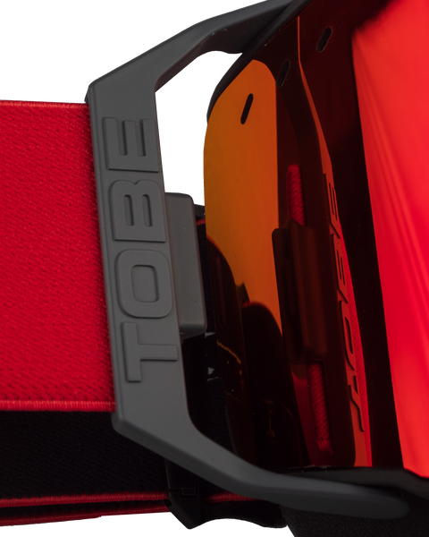 TOBE T7 MAGNETIC GOGGLE | SNOWMOBILE GOGGLE | RED - TOBE Outerwear - 650126-504-111 фото