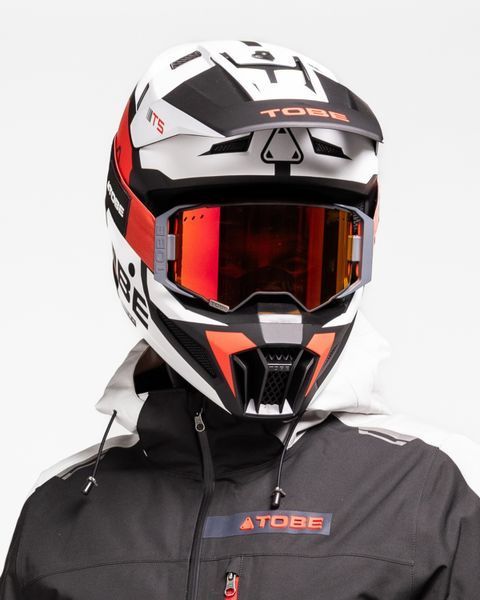 TOBE T7 MAGNETIC GOGGLE | SNOWMOBILE GOGGLE | RED - TOBE Outerwear - 650126-504-111 фото
