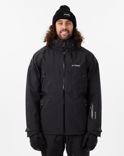 100 % wind and waterproof. Vivid black jacket - TOBE Outerwear - 2XS 500122-001-001 фото
