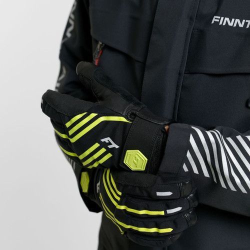 Зимові рукавички FINNTRAIL 2710 IMPACT GraphiteYellow L 2710GraphiteYellow-L фото